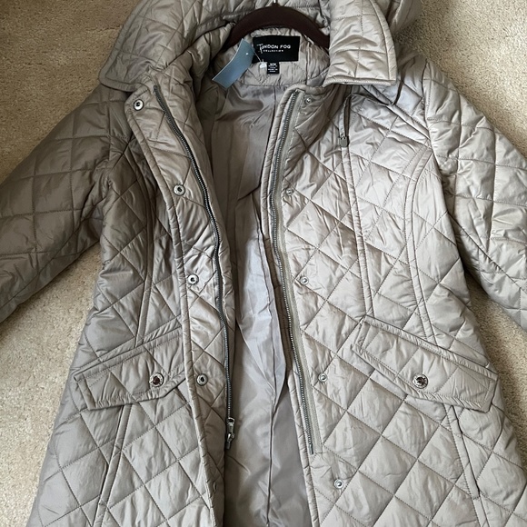 Women's London Fog Quilted Coat Jacket M - New w/o tags - Picture 3 of 8